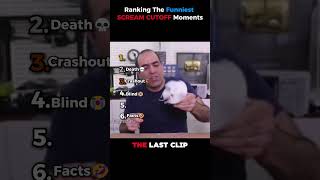 Ranking Epic Scream Cutoff Mistakes 🤣 #funny #memes #ranking