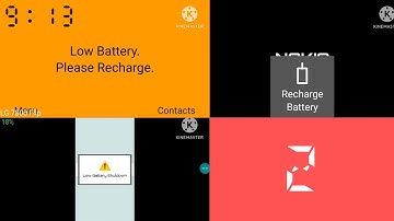 Low battery/empty Alert collection Part 2