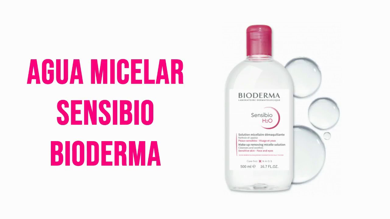 SENSIBIO H2O AR, Agua micelar limpiadora desmaquillante para piel sensible  o con rojeces