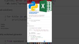 Delete worksheet of Excel file by using OpenPyXL in Colab platform