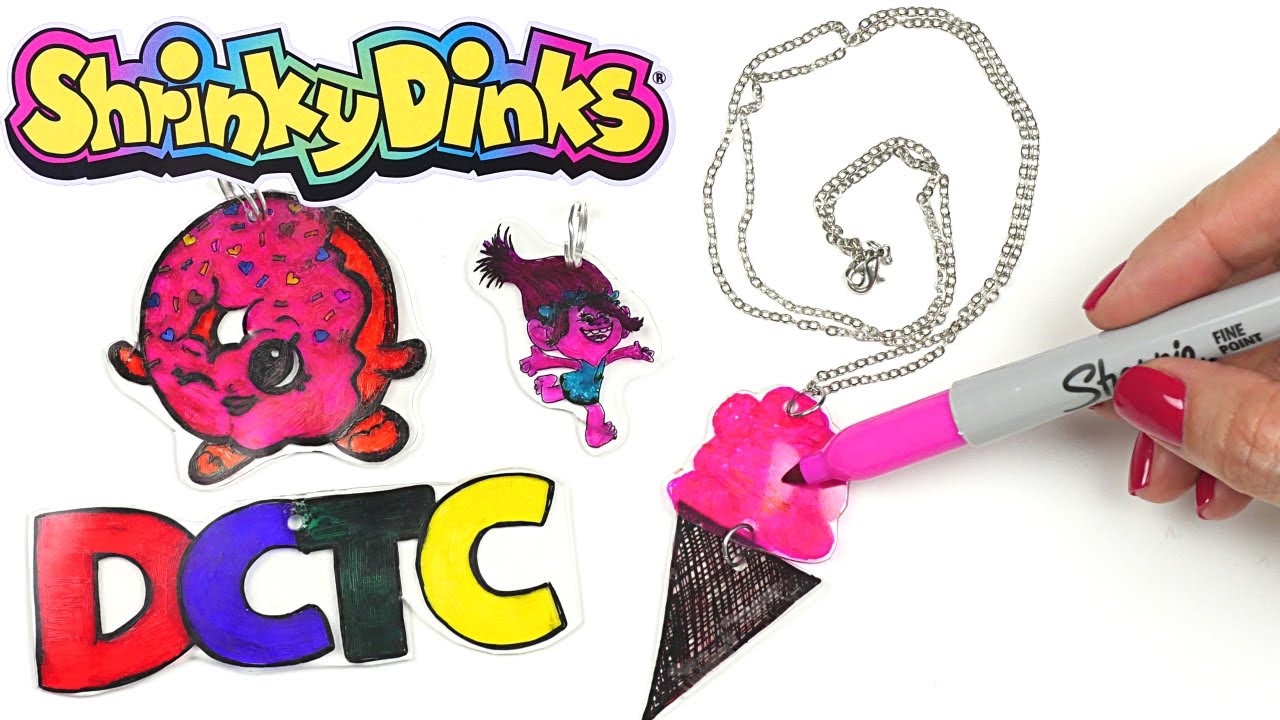 How to Make Shrinky Dinks |  Shopkins, Trolls, DCTC, Amy Jo