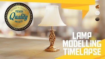 Modelling timelapse - lamp [Blender] [Timelapse]