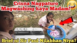 Hala!🤣Crisna Nilabhan ang Brief ni Sir Paul?😲 | Tinuruang Mag-washing ni Madam!😁