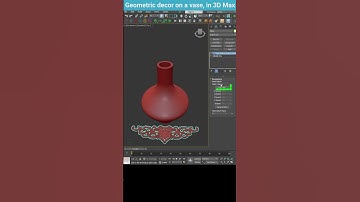 PatchDeform Modifier in 3Ds Max: Adding Detail to a Vase #shorts  #tips #3dsmax #PatchDeform