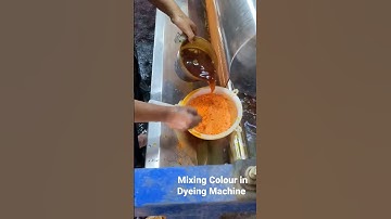 Mixing Colour in Dyeing Machine #dyeing #dyeingmachine #machine #dupatta #embroidery