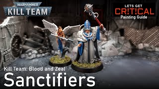 How To Paint Kill Team: Sanctifiers - Warhammer 40k Painting Guide - Kill Team: Blood and Zeal.