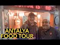 WE TRIED TRADITIONAL TURKISH FOOD IN ANTALYA TURKEY 🇹🇷 ANTALYA FOOD TOUR