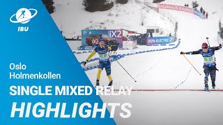 World Cup 23/24 Oslo-Holmenkollen: Single Mixed Relay Highlights