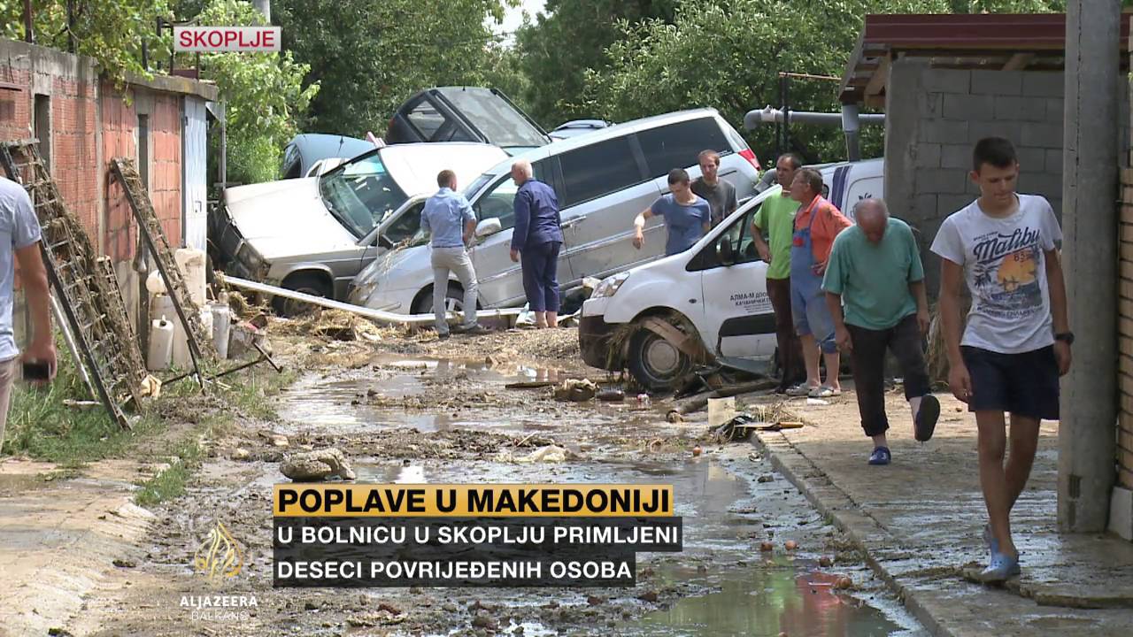 زوران كوسانوفيتش يتحدث عن عواقب الفيضانات في مقدونيا
