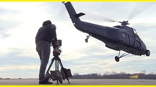 Filming Helicopter Stunts