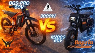Electric Dirt Bike 60v Head To Head! Bigniu (BGS PRO) vs Bopzin (M2000 Q8) #