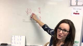 Subtracting Fractions With Borrowing