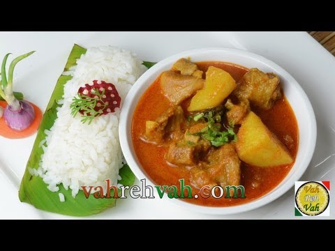 Mutton With Aloo Curry - By VahChef @ VahRehVah.com