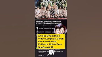 Ahmad Dhani Bikin Video Kompilasi Gibah dan Fitnah Maia Estianty, Bela Shafeea & Ali, Netizen Geram