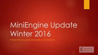 DirectX 12: A MiniEngine Update
