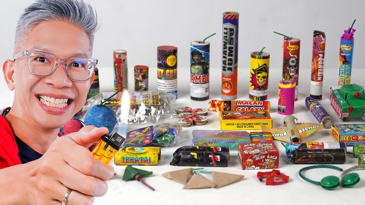 KITA NYALAKAN SEMUA JENIS KEMBANG API BOCIL!!