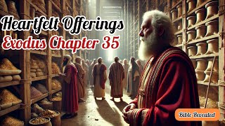 Moses: Heartfelt Offerings: The Surprising Revival in Exodus 35 The People Move |Exodus 35 | AI | BR