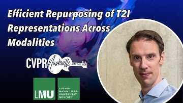 Efficient Repurposing of T2I Representations Across Modalities (Björn Ommer, LMU Munich)