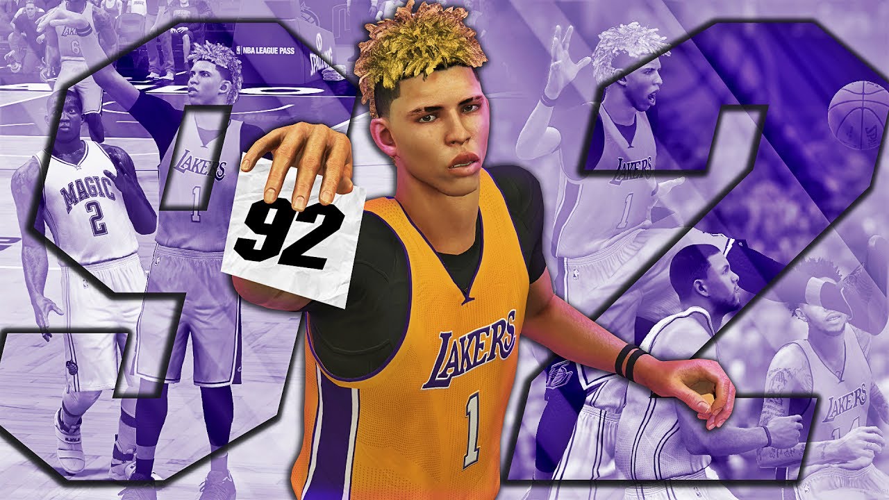 NBA 2K17 MyCAREER LaMelo Ball #4 - 92 POINTS!! - YouTube