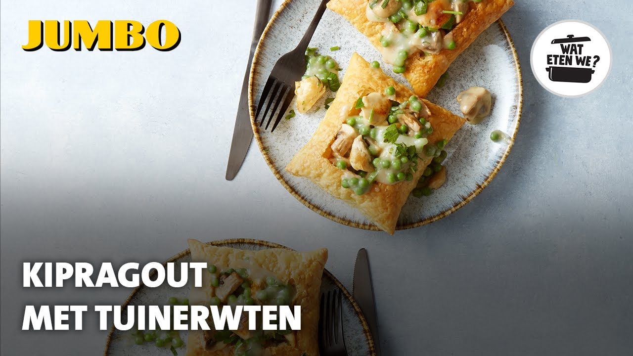Wat eten we? Kipragout met tuinerwten