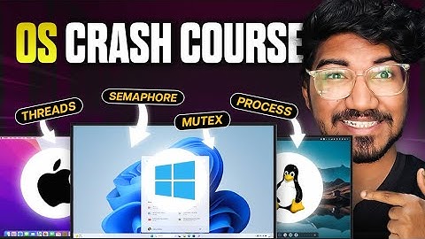 OS Crash Course | Operating System Concepts Explained Simply with Animations - 2025 | Tamil