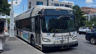 Beeline Bus: XE40 New Flyer Xcelsior Ride — Route 7 from Yonkers RR Station to New Rochelle
