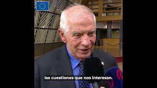 HR/VP Josep Borrell | EU-CELAC Summit 18/7/2023 | Doorstep (2/2) (ES)