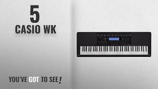 Top 10 Casio Wk [2018]: Casio Inc. WK245 76-Key Touch Sensitive Keyboard with Power Supply