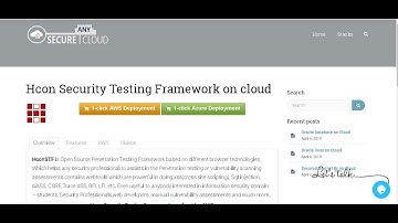 1 Click Ready Secured HconSTF on Windows 2012 R2 Deploy on Azure , AWS and Google Cloud Platform.
