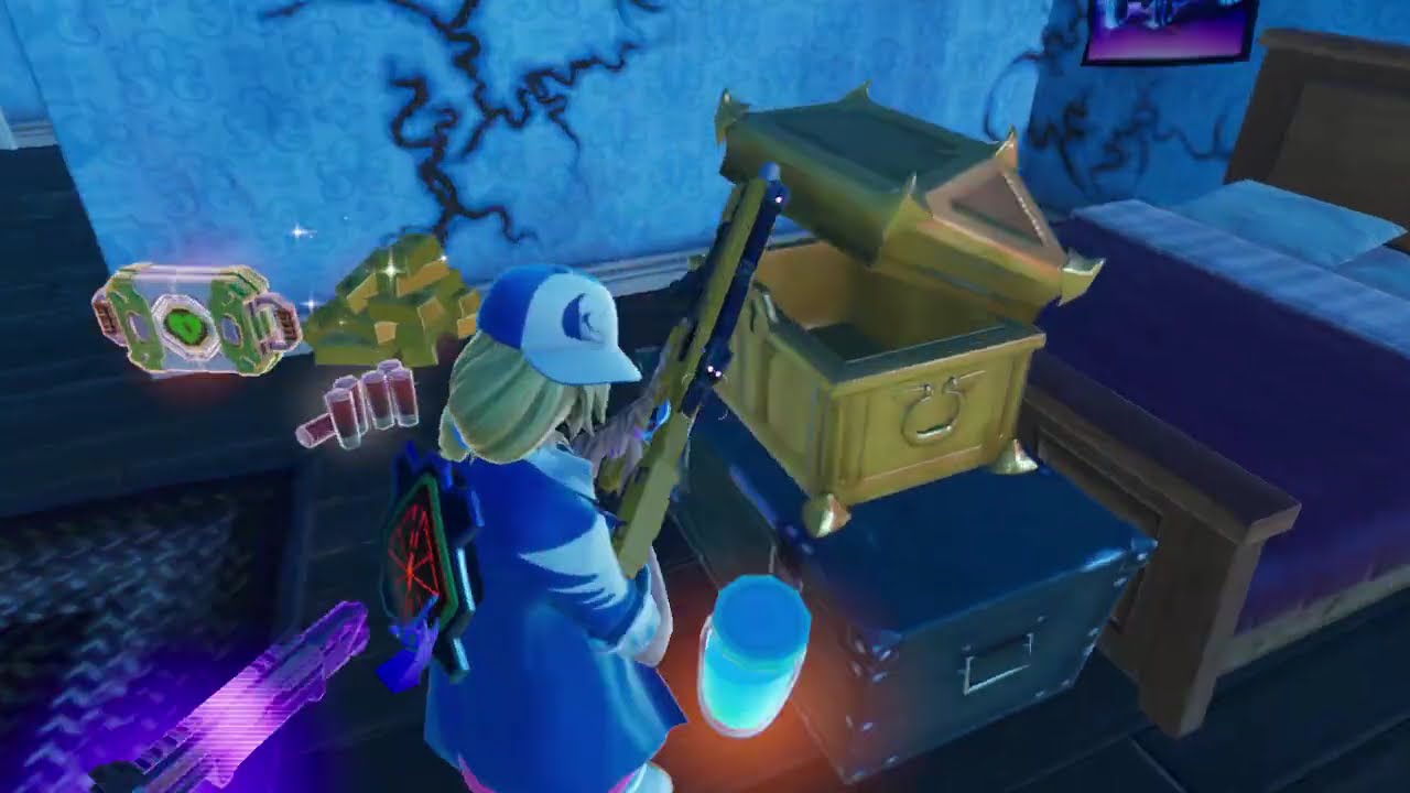 Blitz Solo: camping trees, truck, and house + easy clean-up