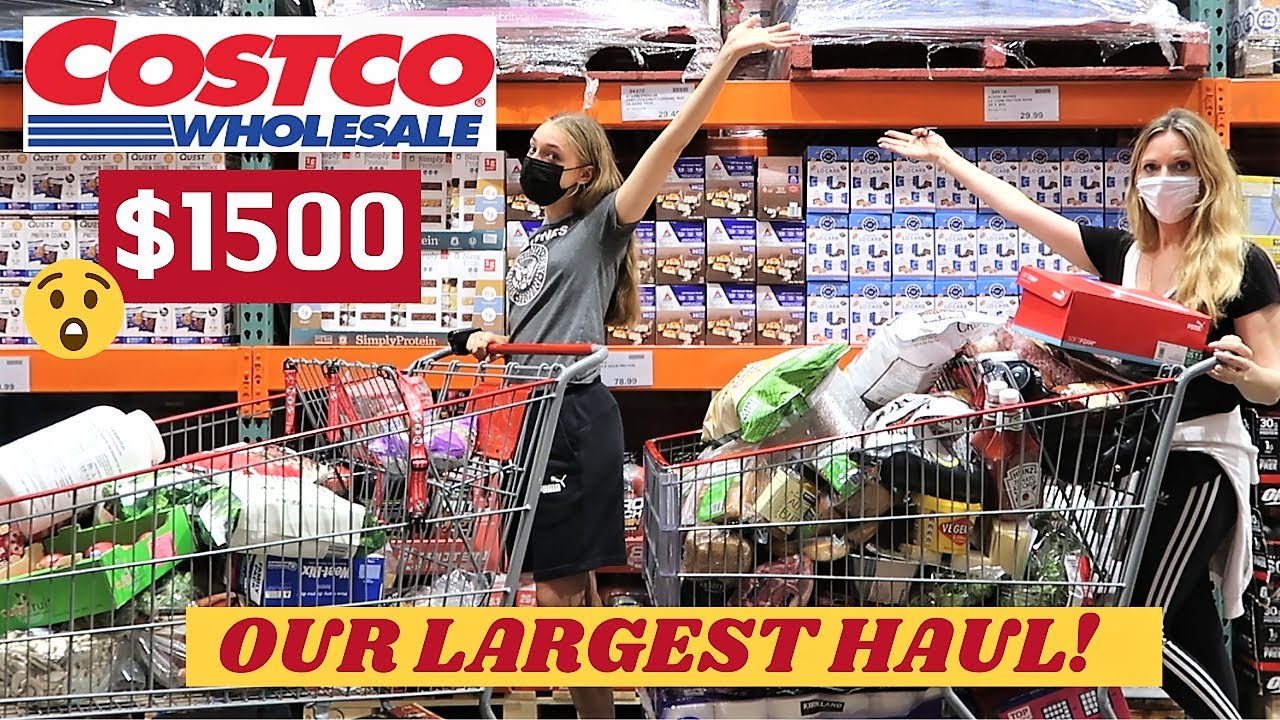 MASSIVE COSTCO HAUL. OUR BIGGEST EVER! SHOP WITH ME! YouTube