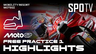 The Battle of the Fastest Continues in Motegi | MotoGP Free Practice 1 | Highlights | MotoGP™ Japan