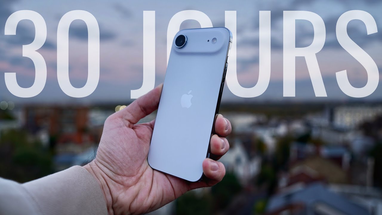 1 mois avec l'iPhone Air : mon avis après la hype