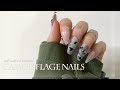 [셀프네일](ENG)카모플라쥬 네일이 돌아왔다✨/Camouflage Nails/밀리터리네일/필오프베이스젤/아디다스네일/military nails/adidas nails