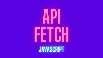 Fetch API (Javascript) - New York Dev