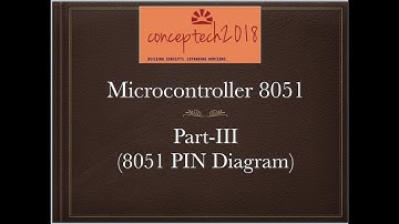 Details of all the Pins of 8051 : Microcontroller 8051 (Part III) : (Hindi with English subtitles)