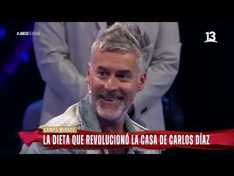 Carlos Díaz y su obsesión por el gimnasio. Juego Textual, Canal 13.