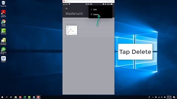 Delete an existing payment method  from Uber app on iPhone