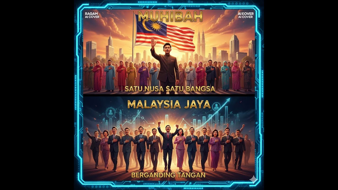 Muhibah - AI High-Definition Remaster | Lagu Patriotik Klasik Perpaduan | Ragam Maya