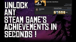 UNLOCK ANY STEAM GAMES ACHIEVEMENTS IN SECONDS [STEAM ACHIEVEMENT MANAGER] - 2020
