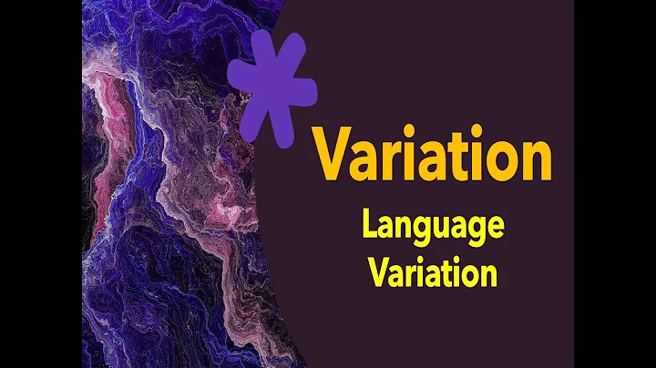 (Lecture-2), What is Variation & Language Variation? Variety of Language #sociolinguistics