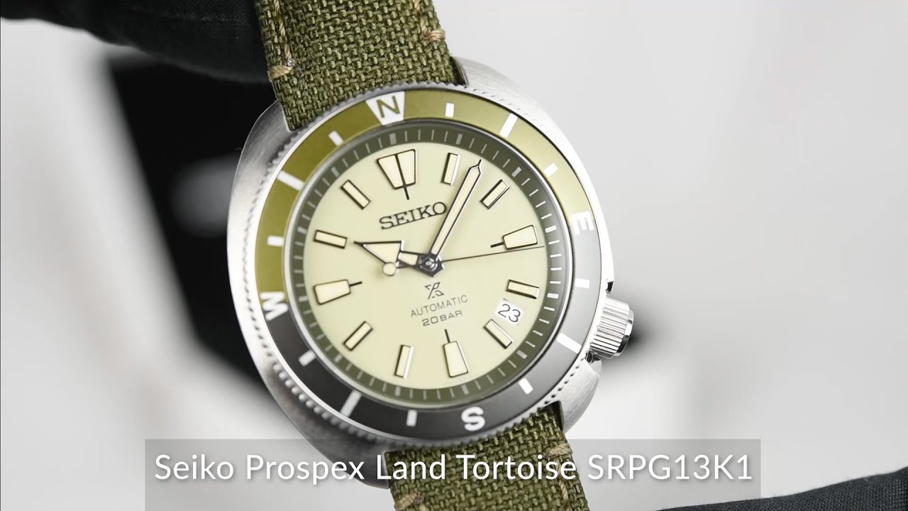 Seiko Prospex Land Tortoise SRPG13K1 - YouTube