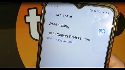 how to enable wifi calling in realme c11 mobile