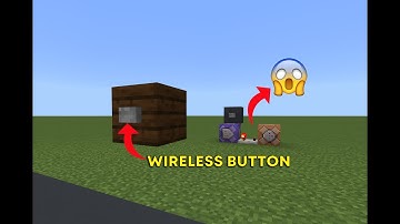 How To Make A WIreless Button In Minecraft [Back To Basics CMD Tutorials]