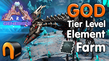 ARK Genesis 2 How To Farm Element GOD TIER LEVEL! #ARK