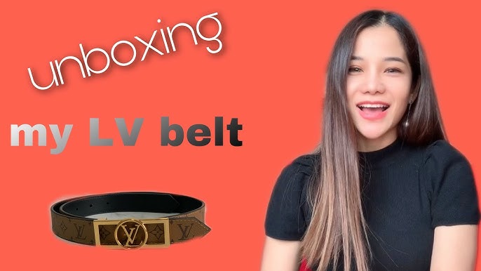 Unboxing Louis Vuitton Dauphine 25mm Reversible Belt 