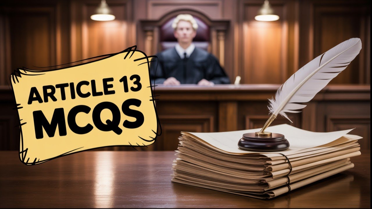 Article 13 of Indian constitution || भारतीय संविधान के अनुच्छेद || CJS || JJS