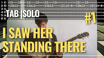 I Saw Her Standing There - The Beatles | Solo - Tab