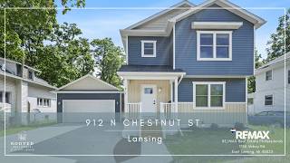 NEW CONSTRUCTION in Lansing MI | 3 Bed, 1.5 Bath Home for $200K | 912 N Chestnut St