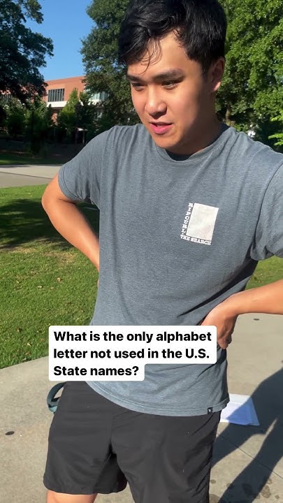 What is the only alphabet letter not used in the U.S. State names